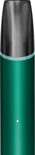 Krupni prikaz VEEV NOW ULTRA Classic Mint jednokratnog vape uređaja sa zelenim prstenom oko usnika.